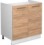 Sp&uuml;lenunterschrank Vicco Fame-Line Goldkraft Eiche 80 cm ohne Arbeitsplatte, Model