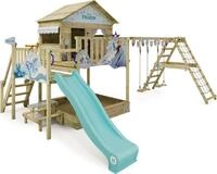 Spielturm Wickey Disney Saga mit Schaukel und Sandkasten in Himmelblau