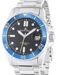 Jacques Lemans Armbanduhr Automatic Hybromatic Black - Blue - Schwarz