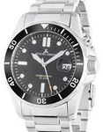 Jacques Lemans 1-2170G Hybromatic Diver Herrenuhr 41mm 20ATM - Silber