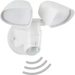 LED Au&szlig;enleuchte Bewegungsmelder Dauerlicht IP44 10W wei&szlig; Kunststoff Telefunken -