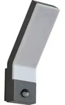 Lindby LED-Au&szlig;enwandleuchte Korvik, 26 cm, anthrazit, Sensor - Schwarz
