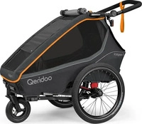 Qeridoo Q-KGF1-24-OR, Qeridoo Fahrradanh&auml;nger Kidgoo FIDLOCK Edition Kidgoo 1 -