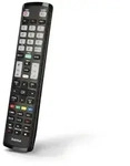 Hama TV-Ersatzfernbedienung 221060 Samsung-Layout/-Codes, leuchtende Tasten - Schwarz