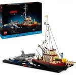 LEGO Ideas Der wei&szlig;e Hai, Abenteuer-Set f&uuml;r Film-Enthusiasten, Diorama-Bauset f&uuml;r