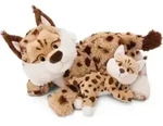 nici Liegendes Kuscheltier Luchs Mutter & Kind NICI GREEN Sonstige - Beige