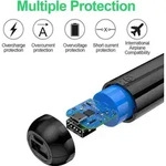 Mini Power Bank 5000mAh kompakt Schwarz - Schwarz