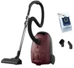 AEG AB51C1DR5B, 750 W, Trommel-Vakuum, Trocken, Staubbeutel, 3 l, Hygienefilter...
