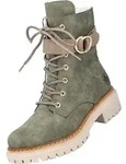 Rieker Stiefelette Stiefelette Kunstleder - Gr&uuml;n - 36