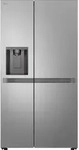 LG Side-by-Side 641L LINEARCooling Total No Frost Prime Silver GSLC41PYPE - Silber
