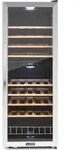 Klarstein Weink&uuml;hlschrank, 2 Zonen Getr&auml;nkek&uuml;hlschrank Schmal,