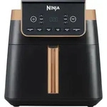 Ninja MAX PRO, Hei&szlig;luftfritteuse, 6,2 l, Einzelbild, Schwarz, Edelstahl, Ber&uuml;hrung,