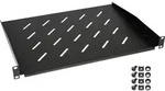 HMF 65499 Fachboden f&uuml;r Serverschrank | 19 Zoll | 1 HE | 350 mm Einbautiefe 