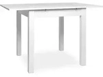 Esstisch Coburg Tisch K&uuml;chentisch in wei&szlig; ausziehbar 80-120x80 cm - Wei&szlig;