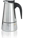 Xavax 00111230, Mokka-Kanne, 0,25 l, Schwarz, Silber, Edelstahl, 6 Tassen,...