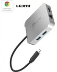 j5create JCD391-N 4K60 Elite USB-C&reg; PD Multi-Port Adapter, Kabelgebunden, USB 3.2