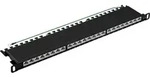 ProfiPatch Cat6a Patchpanel 19 Zoll Verteilerfeld 24 Port Patchfeld RJ45...