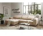 Barura Ecksofa 333 x 194 cm Beige - Beige