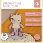 Bieco Kuscheltier Maus mit Schmusetuch | 30 cm | Maus Kuscheltier Geh&auml;kelt | Weiche