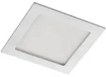 Prios LED-Einbaulampe Helina, silber, 16,5 cm, dimmbar - Silber/Grau