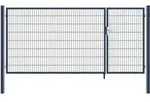 HOME DELUXE - Doppelfl&uuml;gel Gartentor ADITUS - Anthrazit, 160 x 350 cm - inkl....