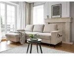 MIUFORM Lofty Lilly - Ecksofa mit Bettfunktion und Bettkasten L-FORM LINKS -