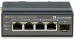 LevelOne IGU-0501 Industrial 5-Port-Gigabit-PoE-Switch - Schwarz