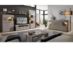 Innostyle Fun Plus II TV-Lowboard Basalt/Eiche Altholz 140x51x47 cm Grau/Braun -