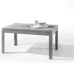 Esstisch STONE Esszimmertisch Dinnertisch K&uuml;chentisch Tisch ausziehbar in grau beton