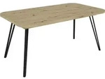 byLIVING Esszimmertisch LIFE / Eiche-Optik braun / gro&szlig;er Auszugstisch 160 cm...