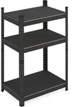 Relaxdays Schwerlastregal, HxBxT: 90x60x40 cm, 750 kg, 3 Ebenen, Stahl, Lagerregal