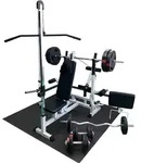GORILLA SPORTS&reg; Kraftstation - Hantelbank mit verstellbare Hantelablage,...