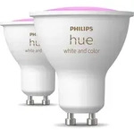 Philips Hue LED Lampe GU10 2er Set 400lm White Color Amb.