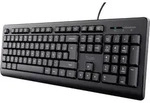 Trust Taro Kabelgebundene Tastatur, Deutsches QWERTZ Layout, Leise Tasten,