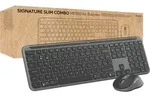 Logitech Signature Slim Combo MK950, Kabellos, RF Wireless + Bluetooth,