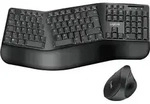 LogiLink ID0211, Volle Gr&ouml;&szlig;e (100%), Kabellos, RF Wireless, QWERTZ, Schwarz, Maus