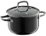 WMF Fusiontec Essential Kochtopf mit Deckel, 16 cm, Black 3201112798