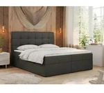 MKS MEBLE Boxspringbett 180x200 mit Matratze, Bett mit Multipocket - Matratze H3 und