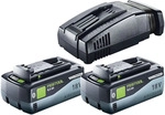 Festool KHC 18 EB-Basic Akku Kombihammer 18 V 2,6 J SDS-Plus Brushless + 2x...