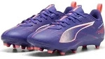 Puma Ultra 5 Play FG/AG Junior Fu&szlig;ballschuhe - lila/wei&szlig; - Rasen & Kunstrasen -