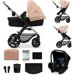 Kinderkraft MOOV 2 3-in-1 Kinderwagen - Umwandelbarer Sitz - Pannensichere R&auml;der -