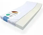 MSS e.K. Kaltschaum-Matratzentopper 150 x 200 cm - 10 cm dicke Matratzenauflage 