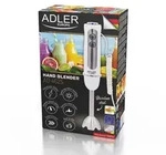ADLER AD 4625W Stabmixer Edelstahl 1500 W Wei&szlig; - Silber/Wei&szlig;
