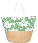 Roxy Shopper Waikiki Life Shopper Flowers Green - Bunt