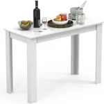 VCM Holz Esstisch | H. 76 x B. 110 x T. 50 cm | K&uuml;chentisch Speisetisch Tisch Esal -