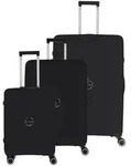 Travelite ORBITA 3 tgl. Kofferset - Schwarz - Schwarz