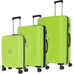 Travelite ORBITA 3 tgl. Kofferset - Limone - Gr&uuml;n