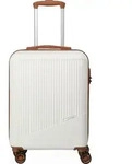 Travelite Bali Handgep&auml;ck S Trolley Koffer 55cm 4 Rad / Rollen Hartschale wei&szlig; -