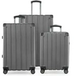 HAUPTSTADTKOFFER Q-Damm - Kofferset 3-teilig, Gep&auml;ck-Set (S+M+L) Koffer...