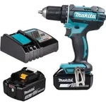 Makita DDF482RFE Akku Bohrschrauber 62/36 Nm 18V Li-Ion Lxt - Schwarz/Blau